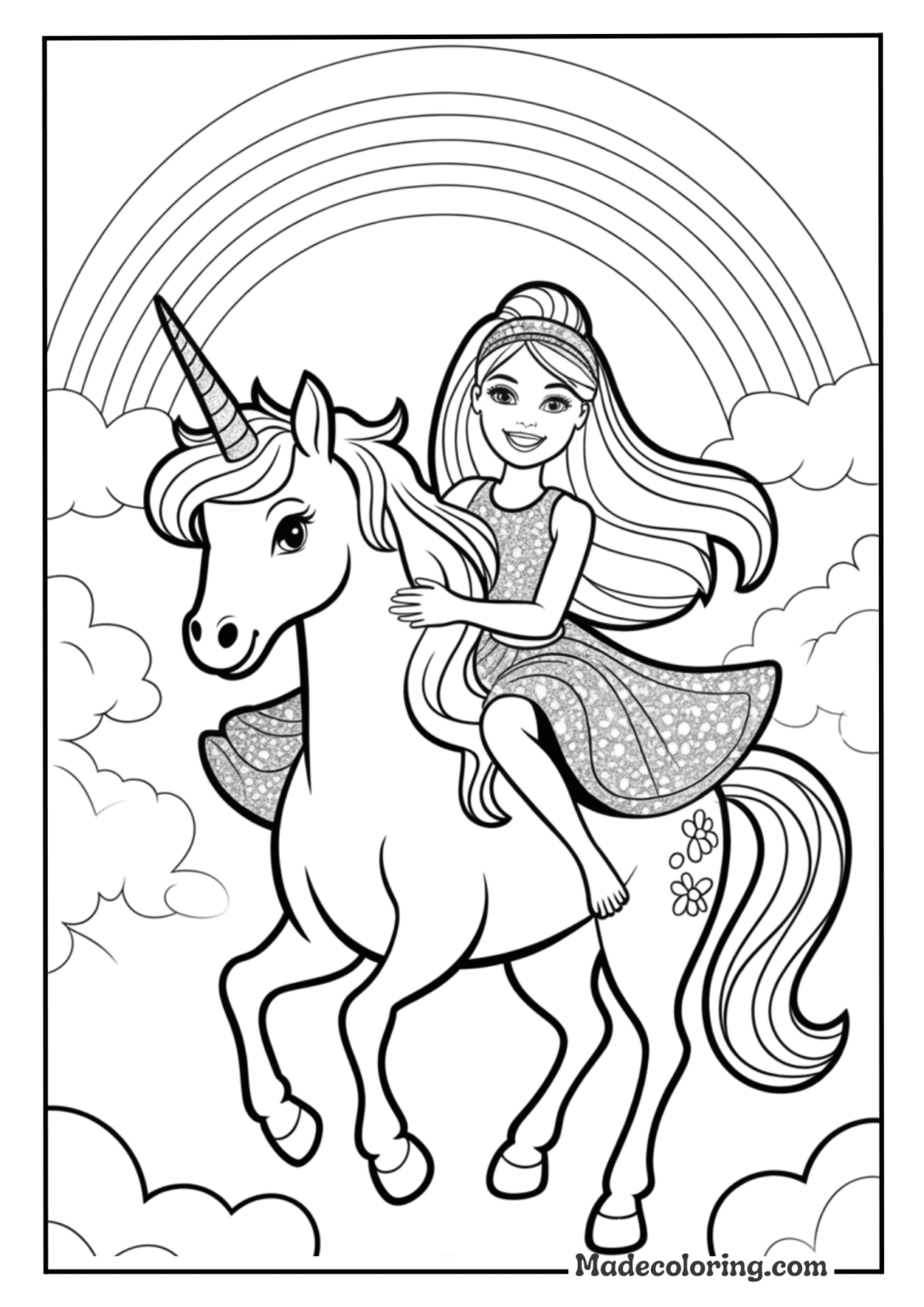 63 Barbie Coloring Pages Free PDF Printables