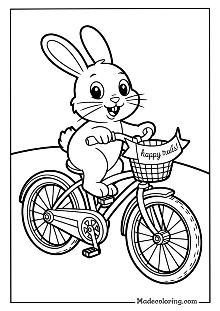 Bunny Riding Bicycle