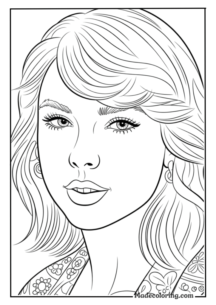 Close Up Of Taylor Swift’s Face
