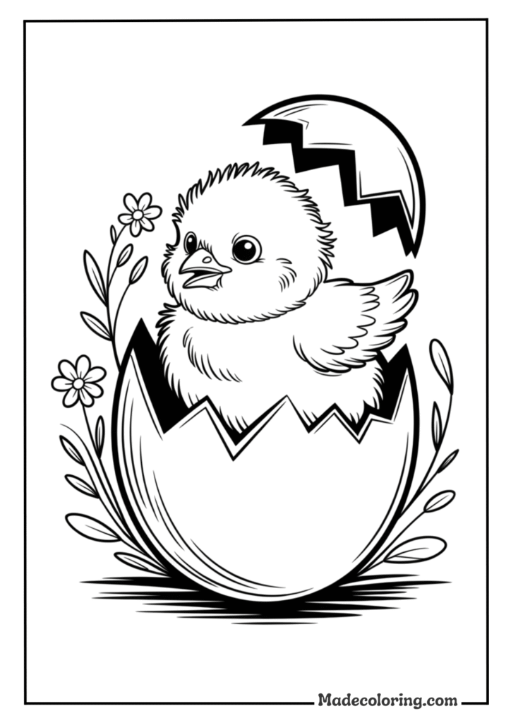 Easter Chick Peek-a-Boo