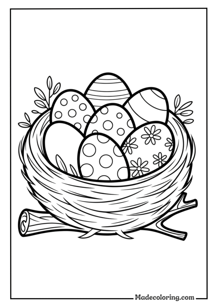 Easter Egg in Nest