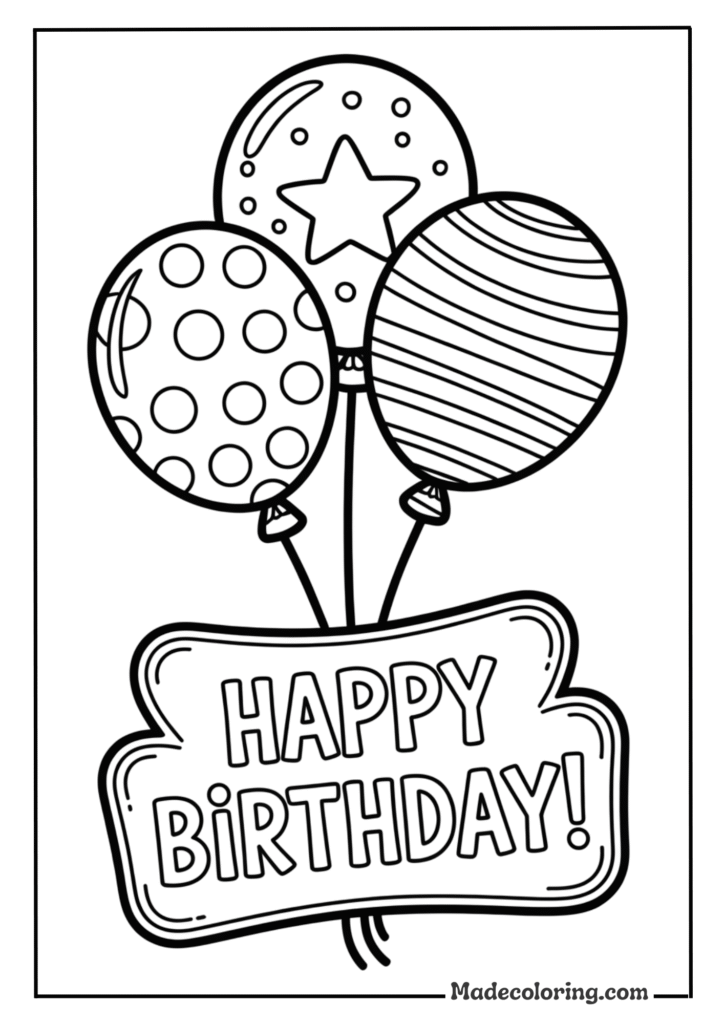 Happy Birthday Balloons