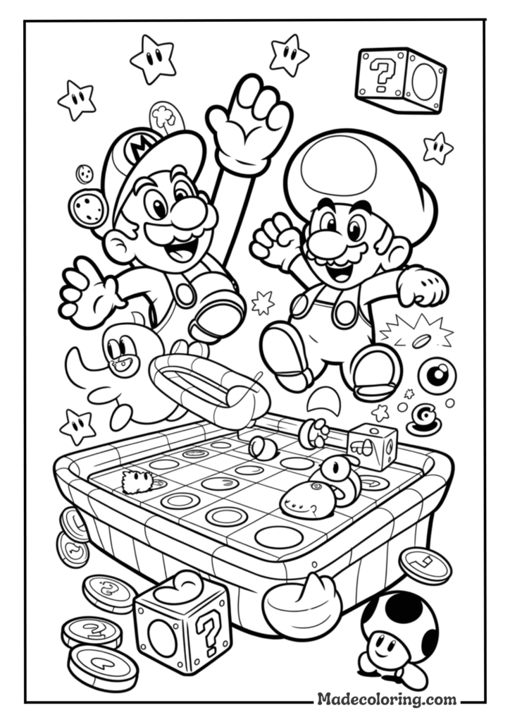Mario Party themed