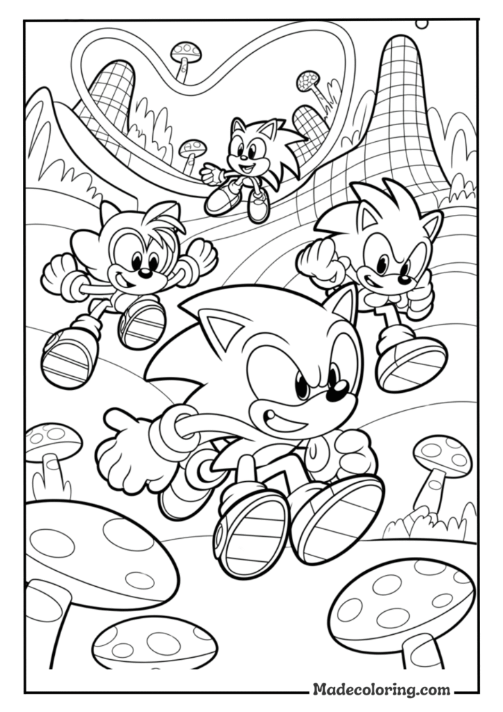 Sonic with friends