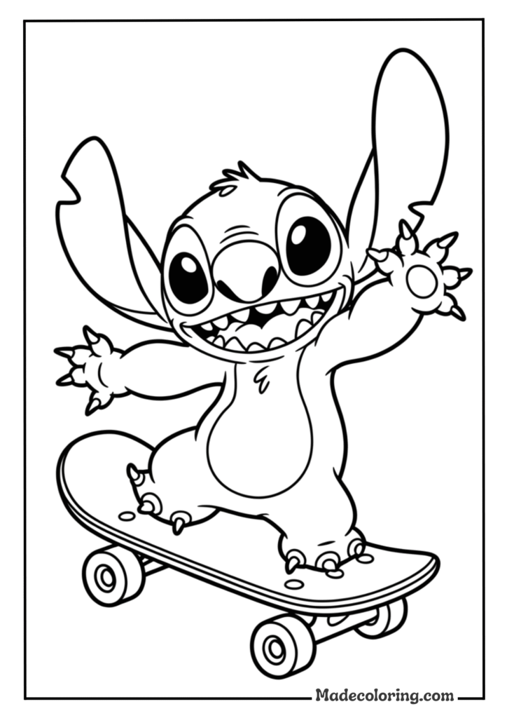 Stitch Skate Star