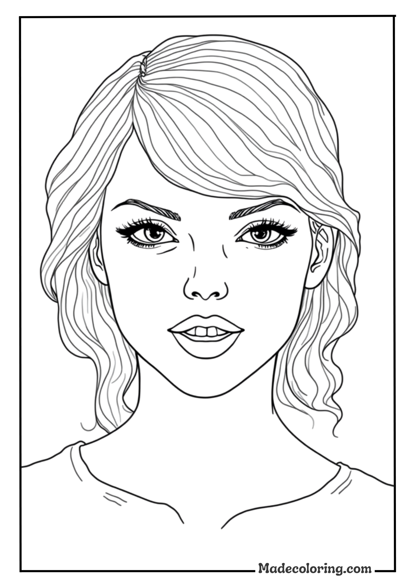 41 Taylor Swift coloring pages Free PDF Printables