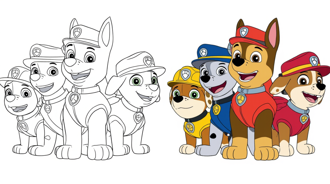 Paw Patrol coloring pages
