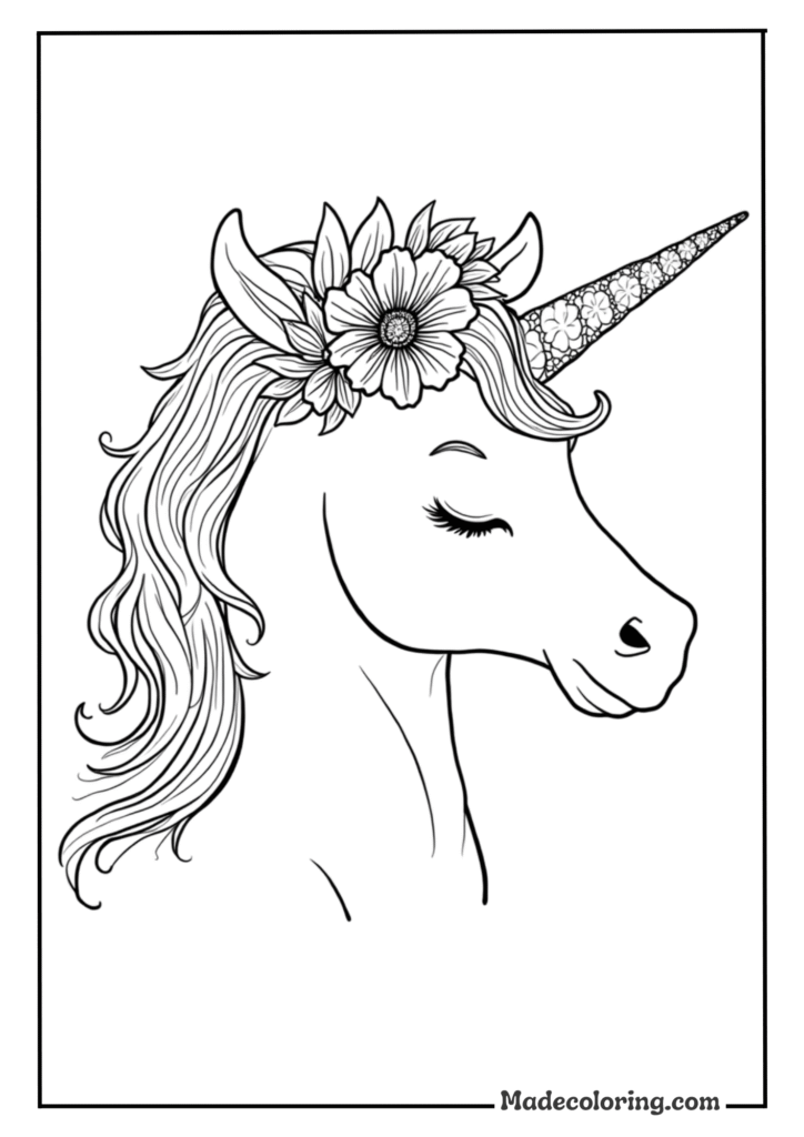 flower-crowned unicorn