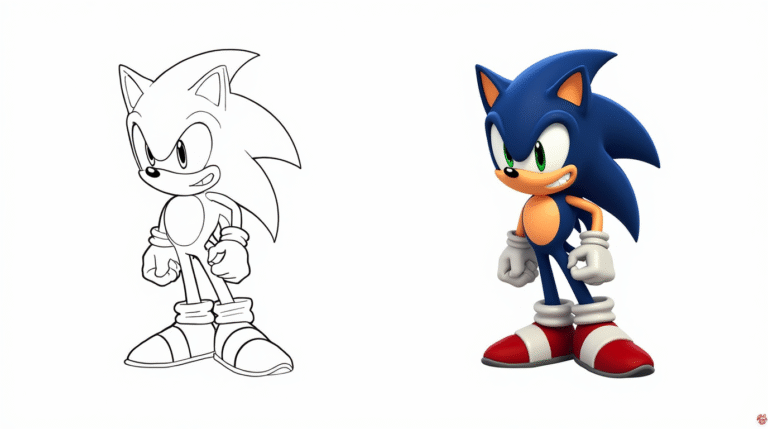 sonic coloring pages