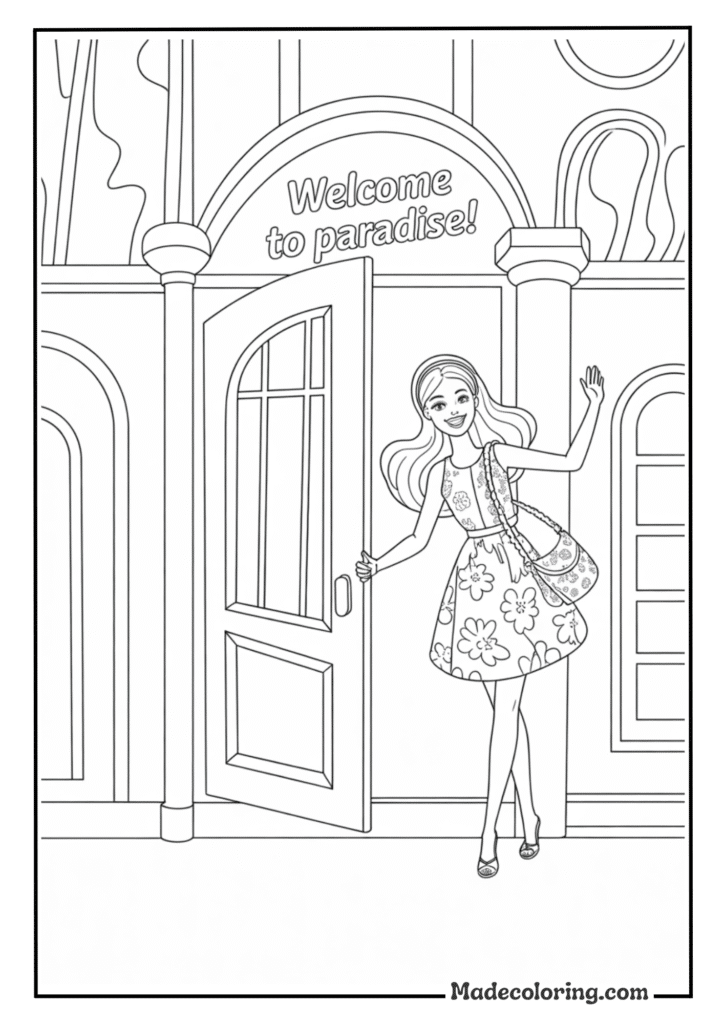 Barbie's Dreamhouse Door