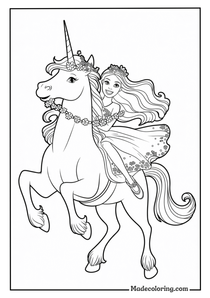 Barbie's Magical Unicorn Friend