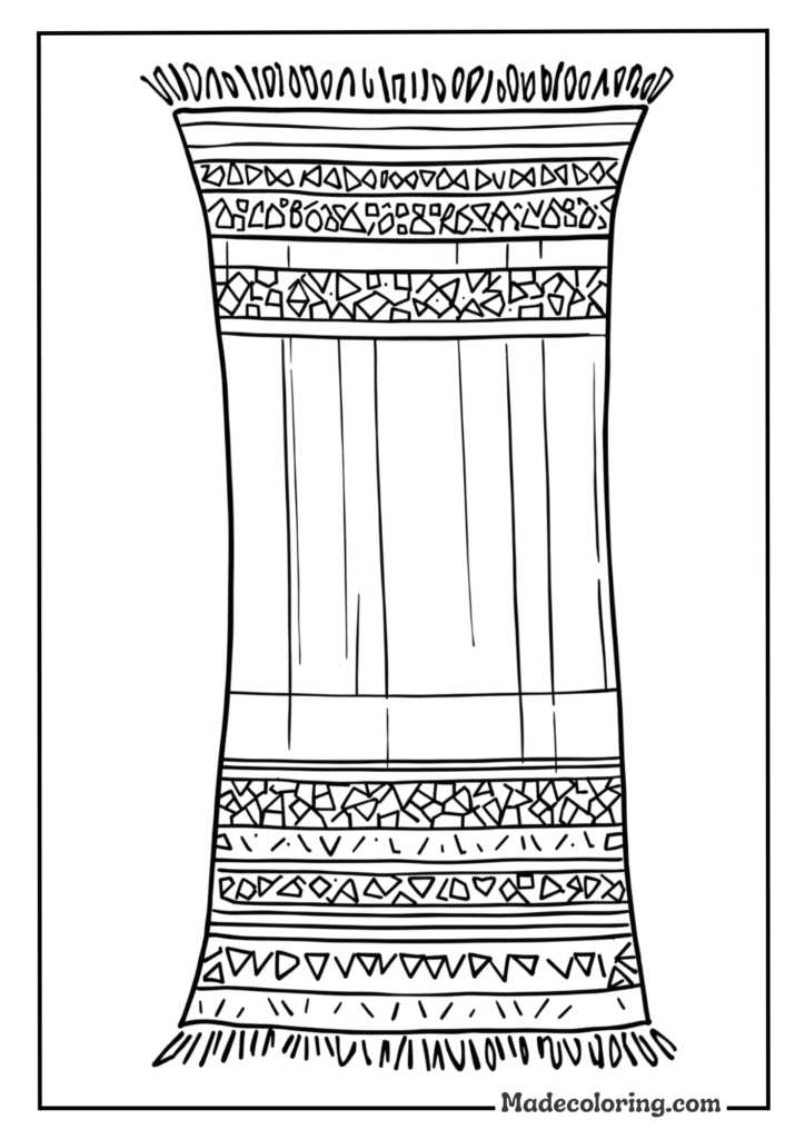 Beach Comfort Wrap coloring pages