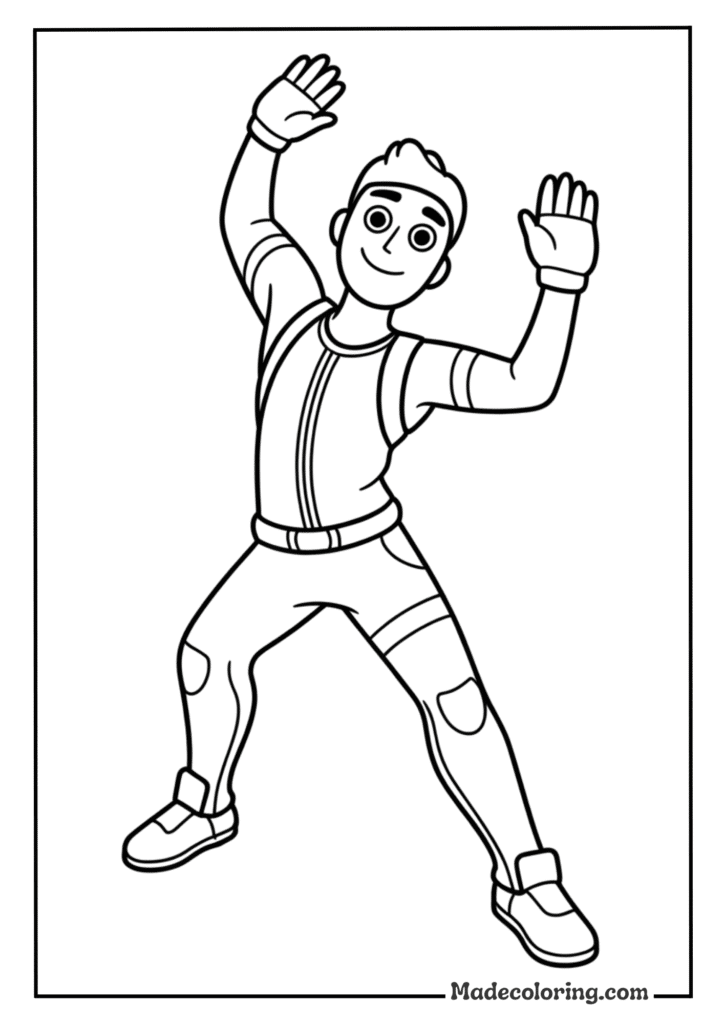 Dancing Fortnite Hero