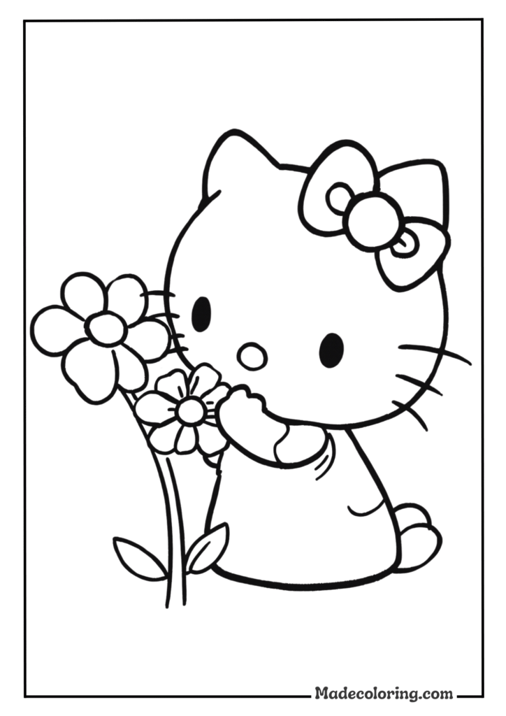 Hello Kitty Garden Flower Time