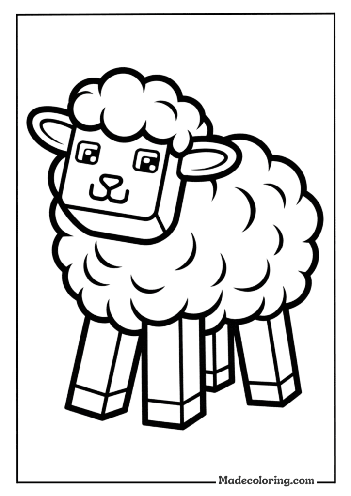 Minecraft Fluffy Sheep