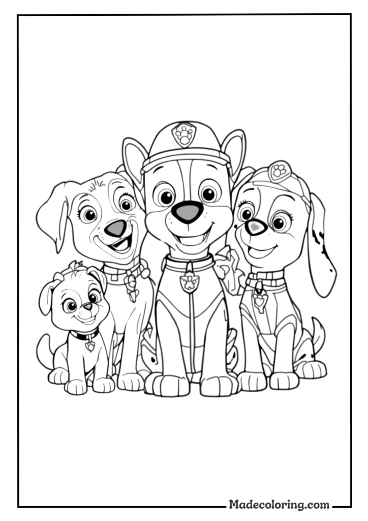 Paw Patrol Team Portrait