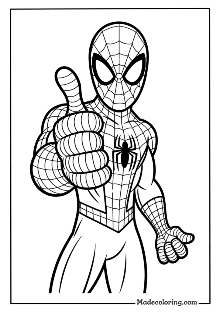 Spider-Man's Victory Sign