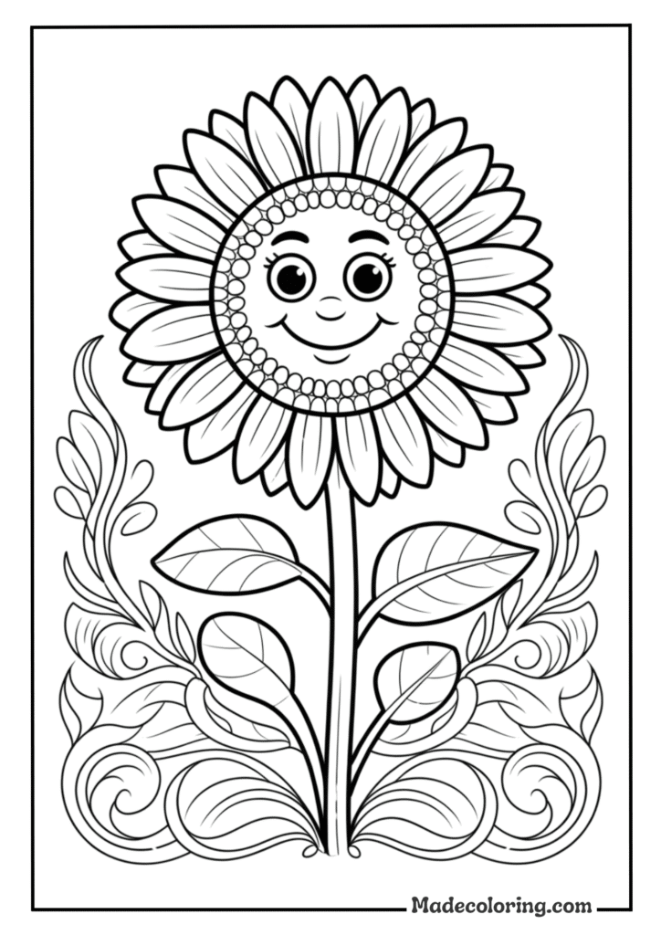 Summer Sunflower Bloom