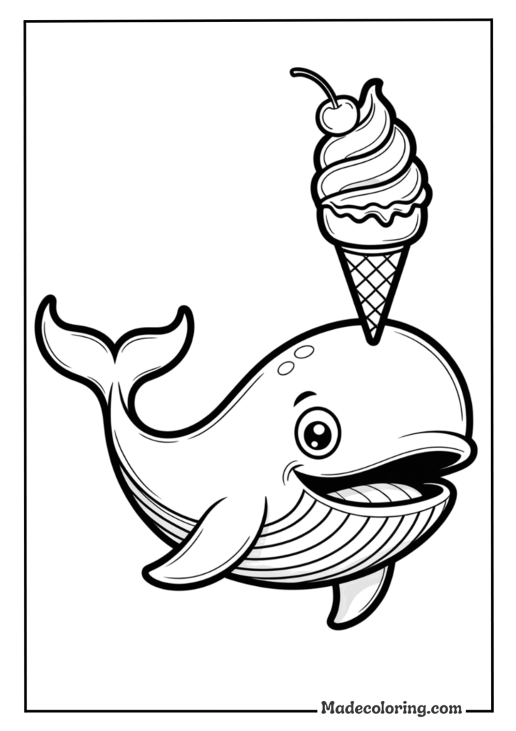Whale Ice Cream Splash