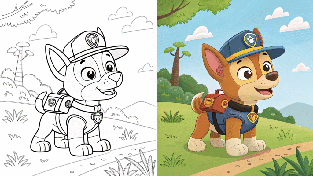 Paw Patrol Coloring Pages