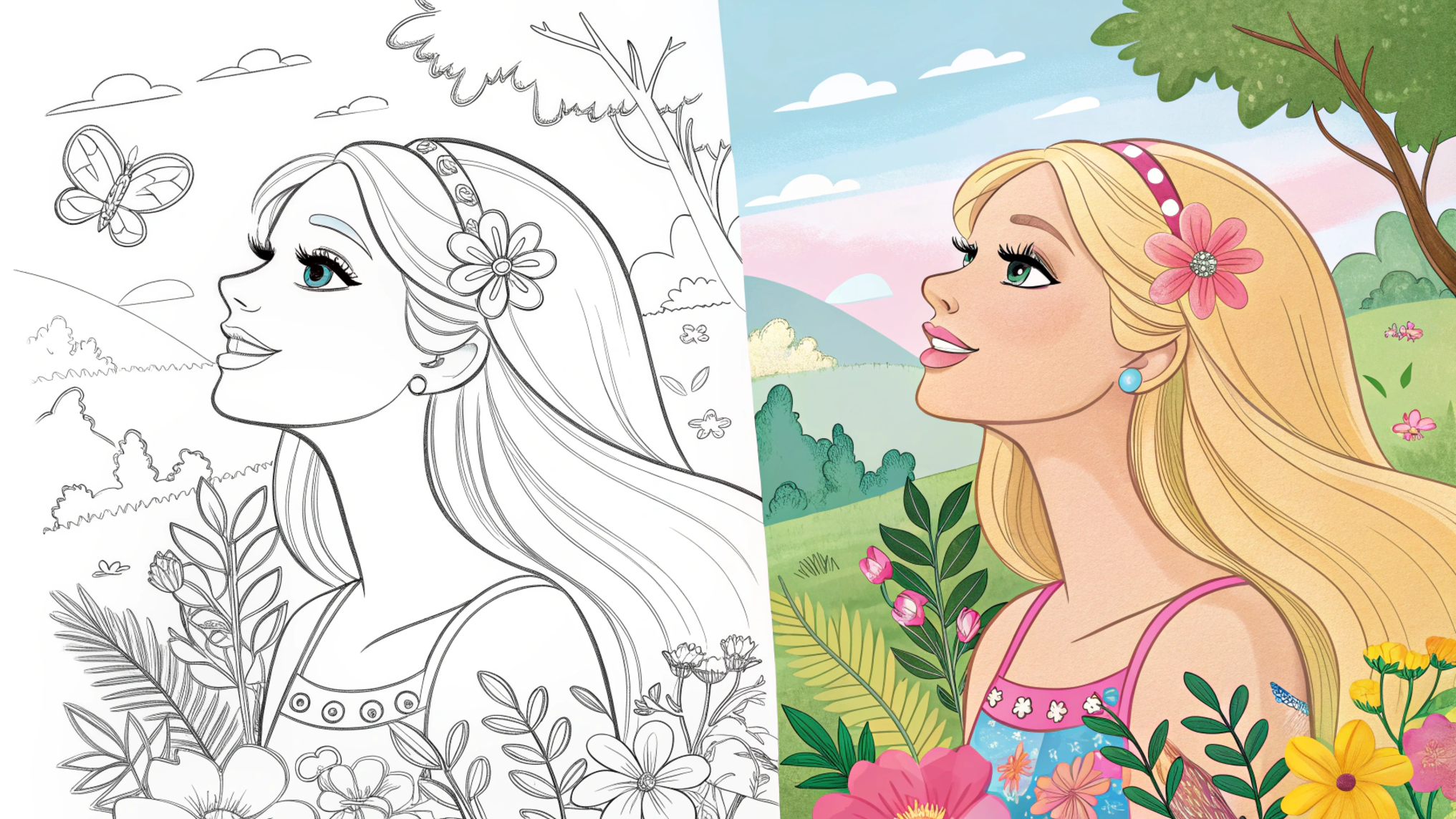 Barbie Coloring Pages