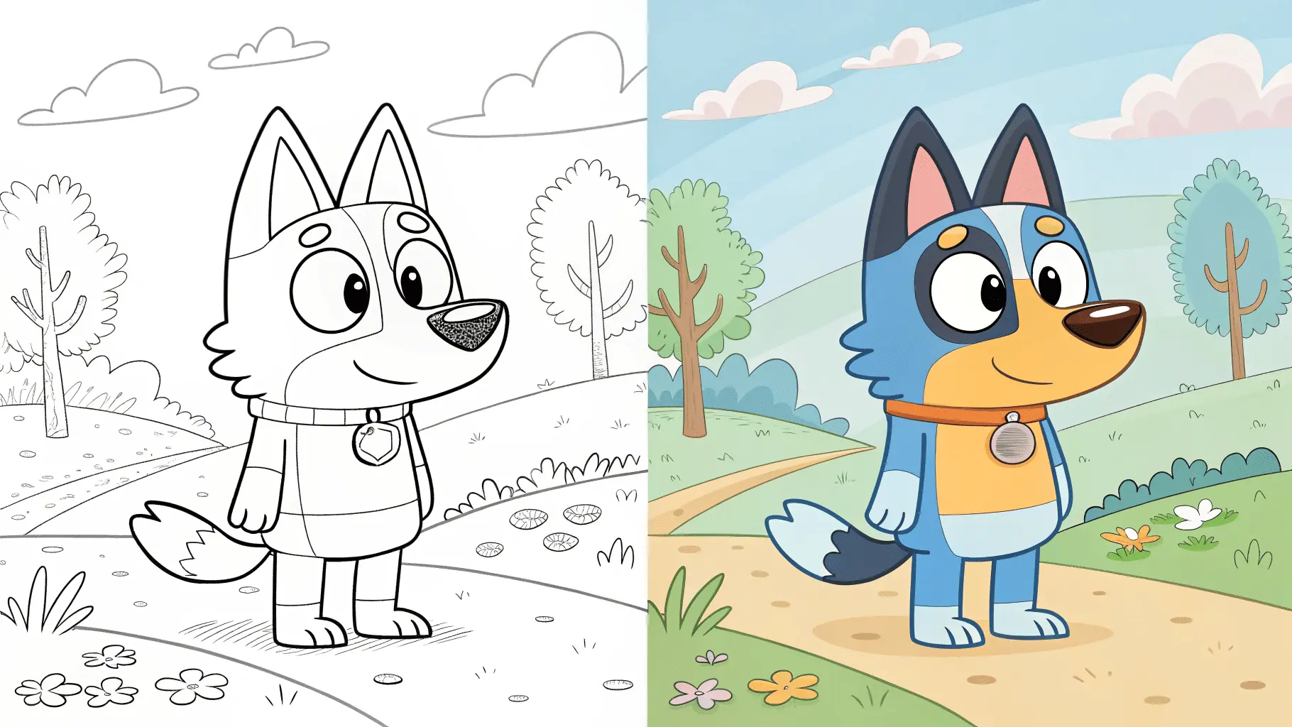 Bluey Coloring Pages