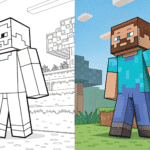 Minecraft Coloring Pages