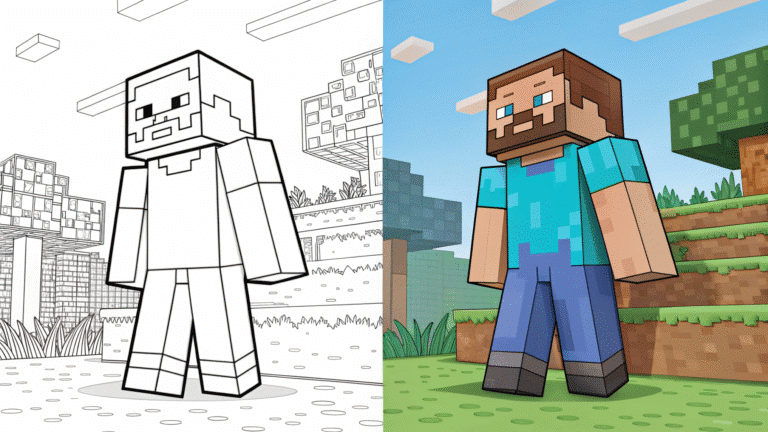 Minecraft Coloring Pages