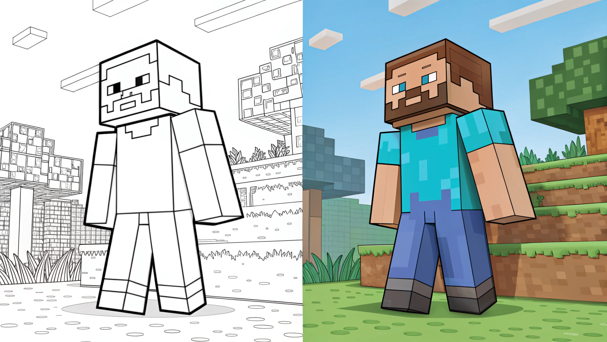 Minecraft Coloring Pages