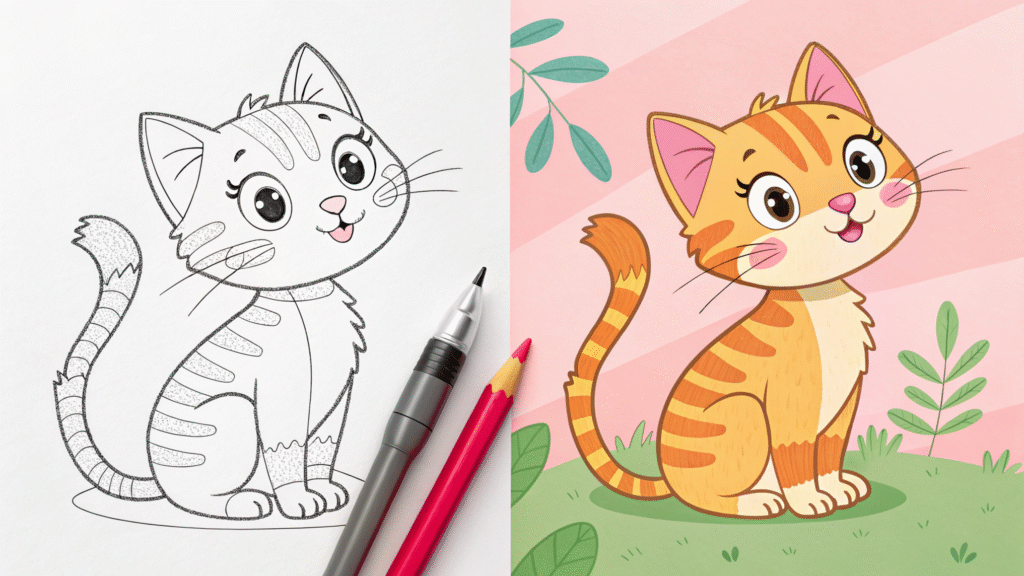 Cat Coloring Pages