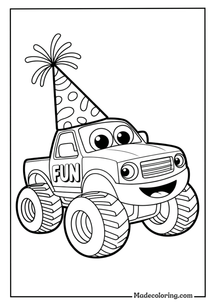 Monster Truck Birthday Party