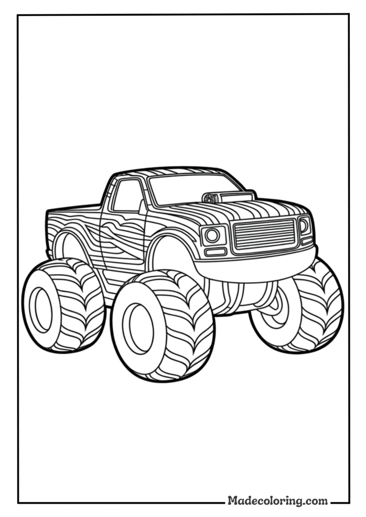 Rainbow Monster Truck Fun