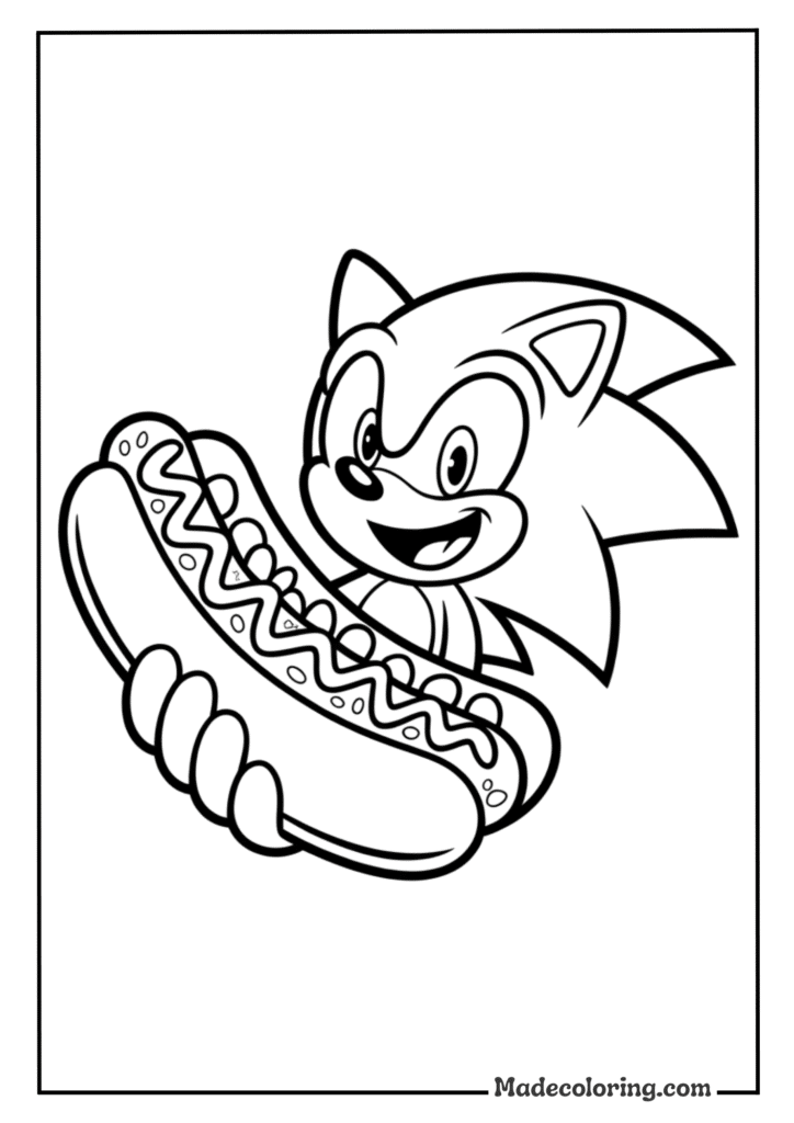 Sonic Eating Chili Dog