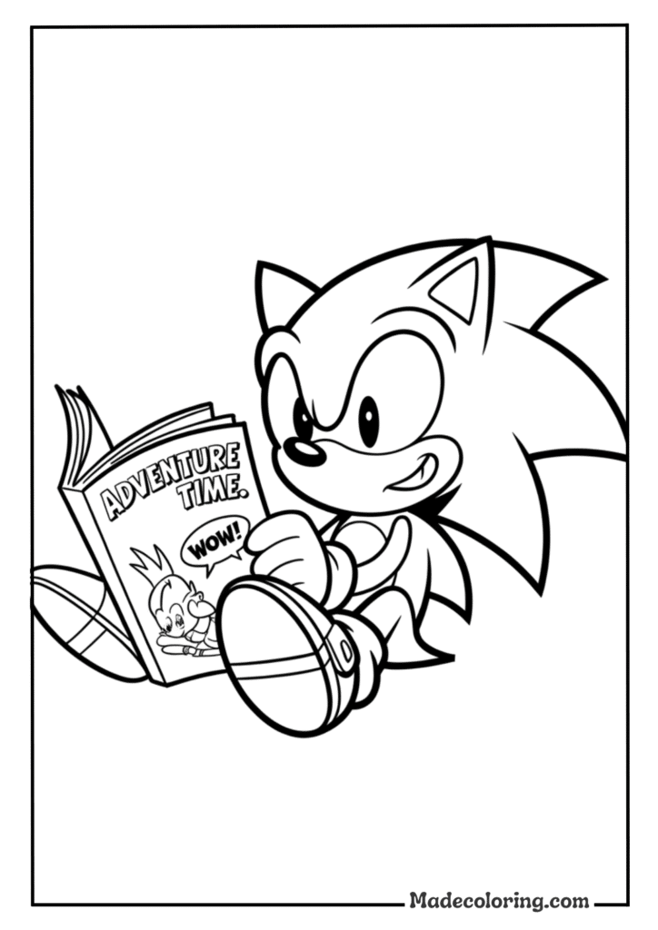 Sonic Reading Comics