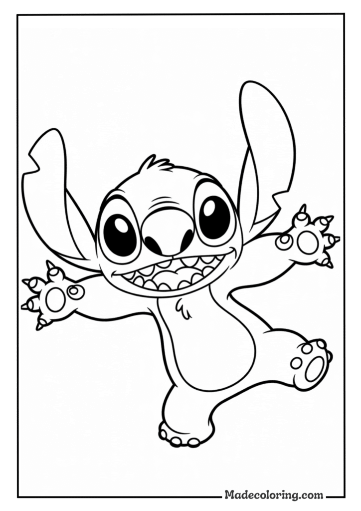 Stitch Jumping Joy