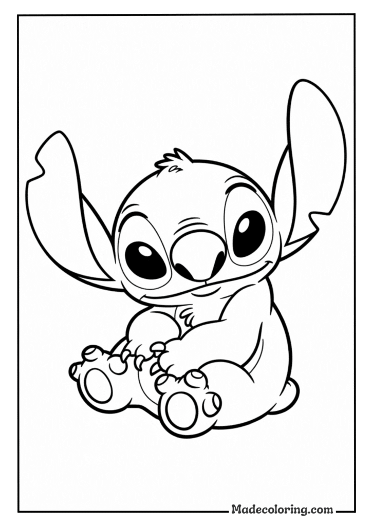 Stitch Sleeping Peaceful