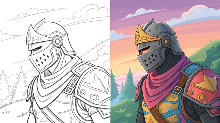 Fortnite Coloring Pages